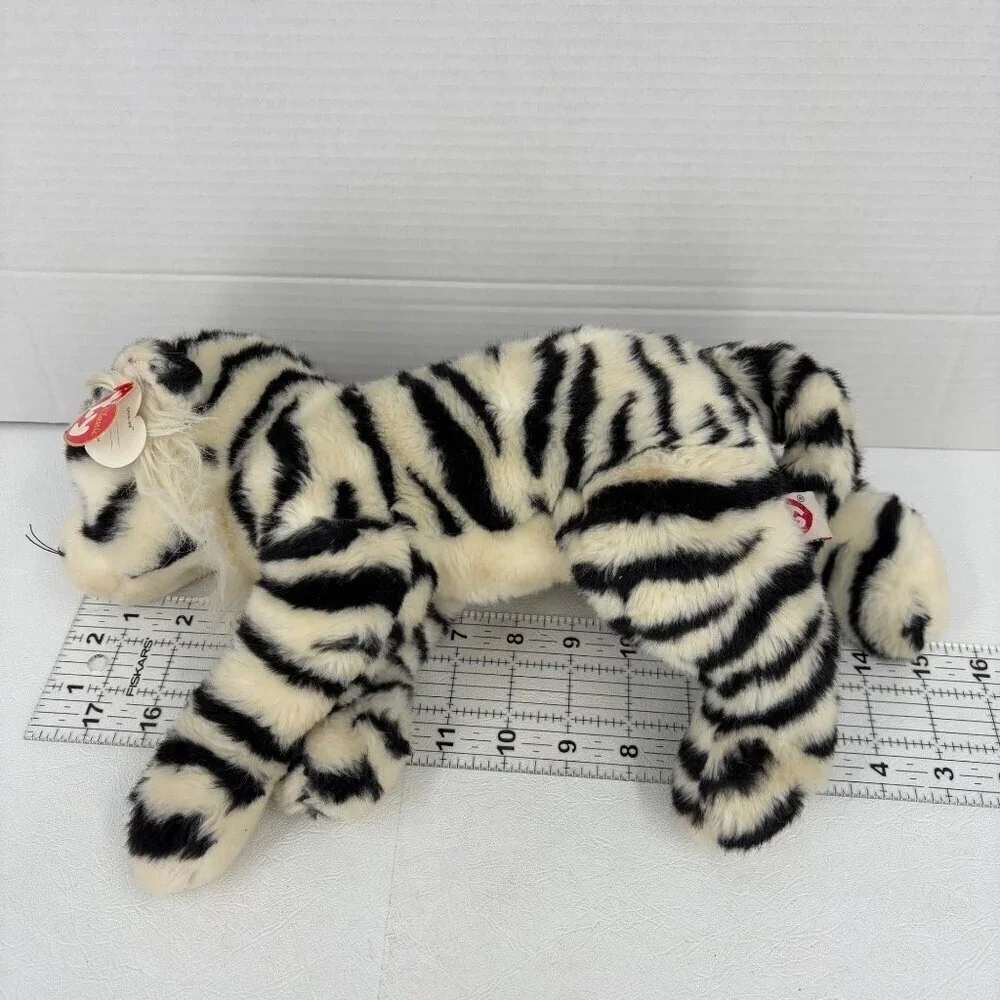 Ty Classic Streaks White Siberian Tiger Plush Stuffed‎ Animal Toy Vintage 2003